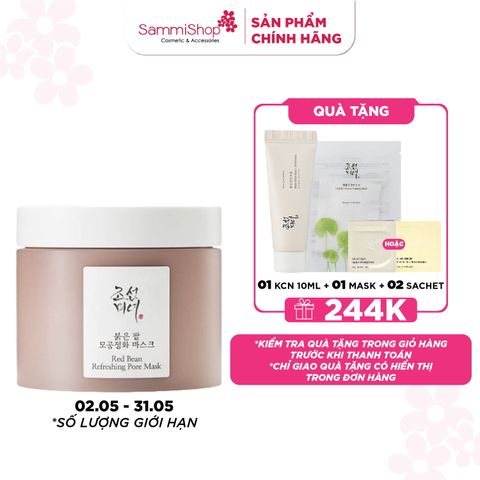 Beauty of Joseon Mặt nạ tẩy tế bào chết Red Bean Refreshing Pore Mask 140ml