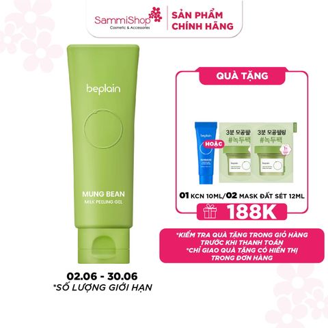 Beplain Gel tẩy tế bào chết Mung Bean Milk Peeling Gel 120ml