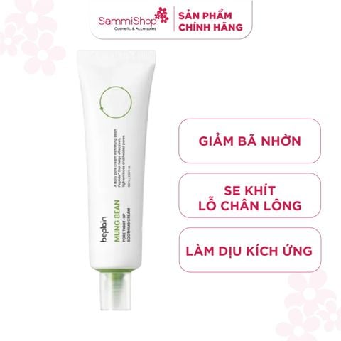 Beplain Kem dưỡng da Mung Bean Pore Tight-Up Soothing Cream 60ml