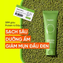 Beplain Sữa rửa mặt Mung Bean pH-Balanced Cleansing Foam