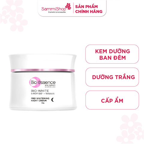 Bio-essence Kem dưỡng Bio-white Pro Whitening Night Cream (50g)