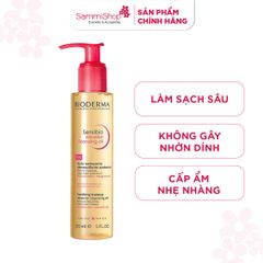 Bioderma Dầu tẩy trang Sensibio Micellar Cleansing Oil 150ml