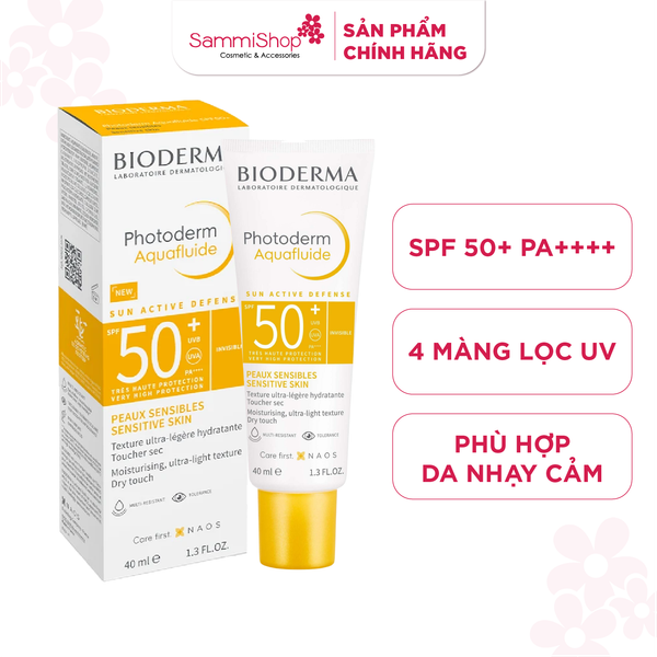 Bioderma Kem chống nắng Photoderm Max Aquafluide SPF50+ 40ml new2 [2023]