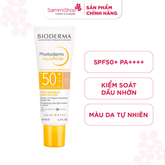 Bioderma Kem chống nắng Photoderm Max Aquafluide Teinte Claire Light Color SPF50+ 40ml new