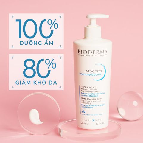 Bioderma Kem dưỡng ẩm Atoderm Intensive Baume 500ml