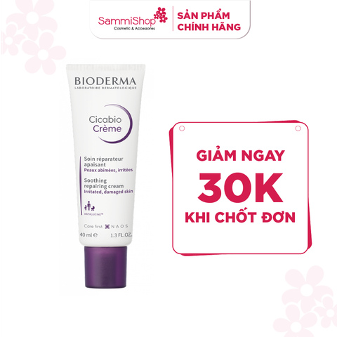 Bioderma Kem dưỡng Cicabio Creme 40ml