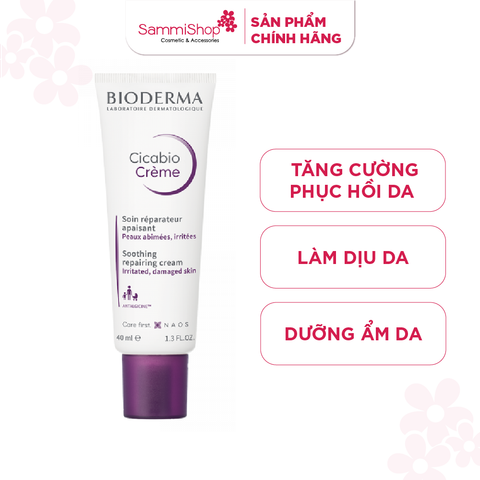 Bioderma Kem dưỡng Cicabio Creme 40ml