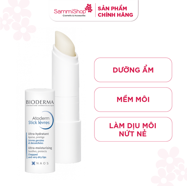 Bioderma Son dưỡng Atoderm Stick Levres 4g