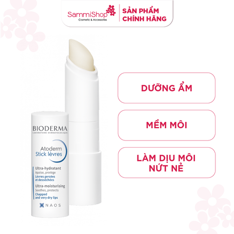 Bioderma Son dưỡng Atoderm Stick Levres 4g