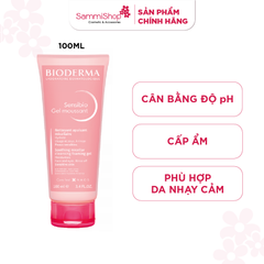 Bioderma Sữa rửa mặt Sensibio Gel Moussant