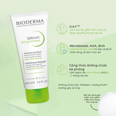 Bioderma Tẩy da chết Sebium Gel Gommant 100ml