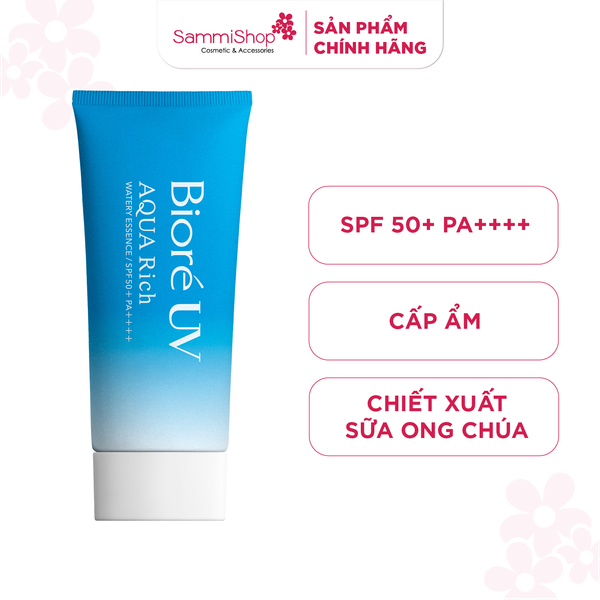 Biore UV Aqua Rich Watery Essence SPF50+/PA++++ 50g - bao bì kiểu mới