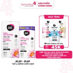 Body Natur Bộ miếng dán tẩy lông Wax Strips Hair Removal Body Sensitive Skin