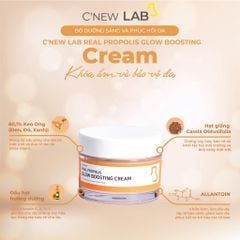 C'New Lab Kem dưỡng trắng Real Propolis Glow Boosting Cream 50ml