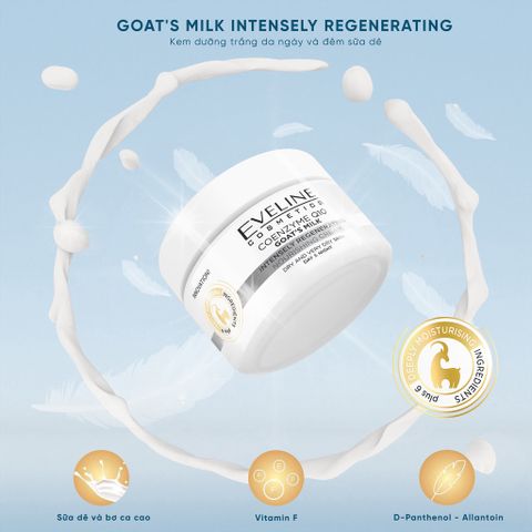 Eveline Kem dưỡng da Coenzyme Q10 Goat's Milk 50ml