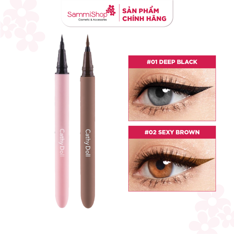 Cathy doll Bút kẻ mắt maximal eyeliner 0.7ml