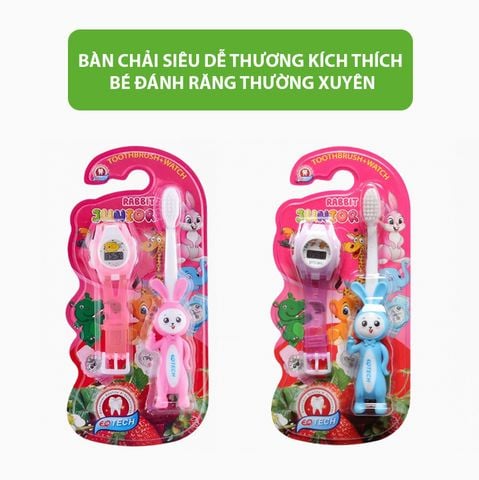 EQ Tech Bàn chải đánh răng Junior Rabbit & Watch