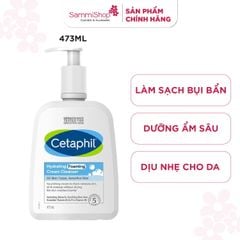 Cetaphil Sữa Rửa Mặt Tạo Bọt Hydrating Foaming Cream Cleanser 473ml