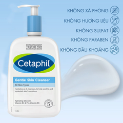 Cetaphil Sữa Rửa Mặt Gentle Skin Cleanser 1000ml