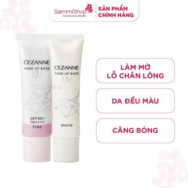 Cezanne Kem Lót chống nắng UV Tone Up Base 30g