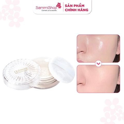 Cezanne Phấn Phủ Dạng Bột siêu mịn #01 Soft Loose Powder 5g