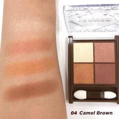 Cezanne Phấn mắt 4 ô Nuance On Eye Shadow