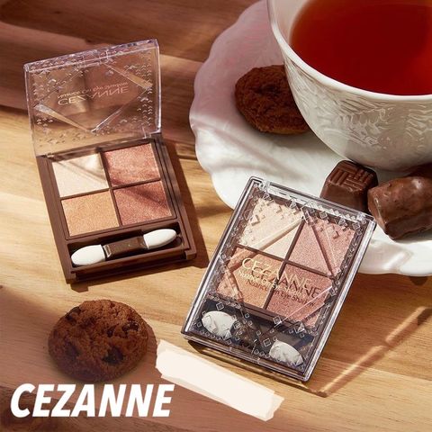 Cezanne Phấn mắt 4 ô Nuance On Eye Shadow