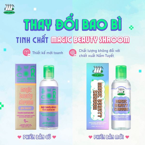 Chasin' Rabbits Tinh chất Magic Beauty Shroom 200ml
