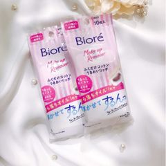 Biore Cleansing Cotton Rich Moisture 10 miếng