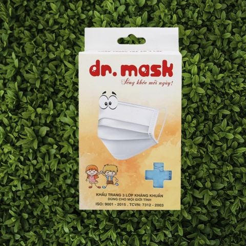 Dr.Mask Hộp Khẩu trang trẻ em 3 lớp 20 chiếc - KTKIDS