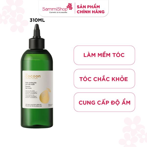 Cocoon Nước dưỡng tóc tinh dầu bưởi pomelo hair tonic 310ml - nắp vặn