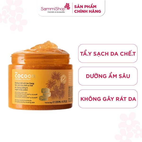 Cocoon Tẩy da chết Đường thốt nốt An Giang 200ml