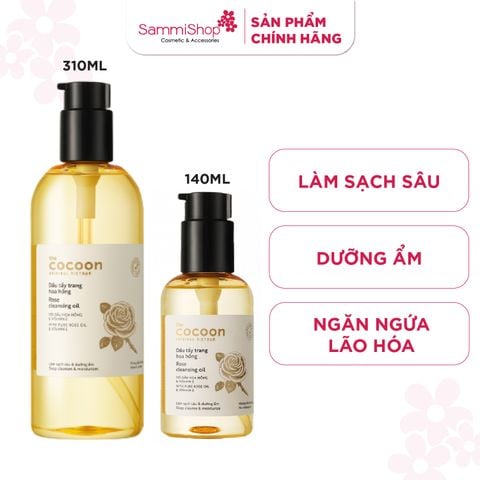 Dầu tẩy trang hoa hồng Cocoon Rose Cleansing Oil