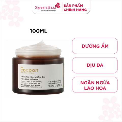 [HÀNG TẶNG KHÔNG BÁN] QT Thạch hoa hồng dưỡng ẩm Cocoon Aqua Gel Cream 100ml