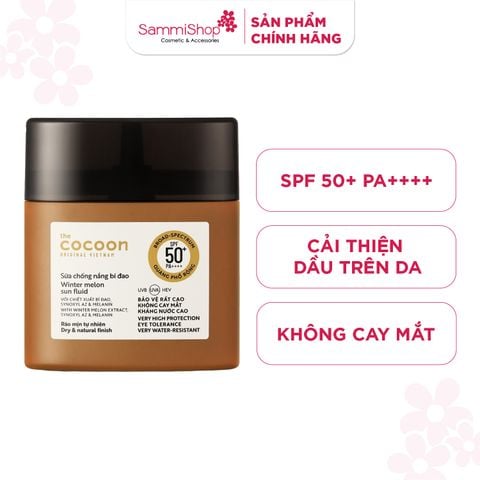 Cocoon Sữa chống nắng bí đao Winter Melon Sun Fluid 50ml