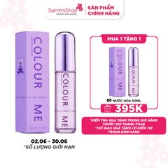 02.06 - 30.06 Colour Me Nước hoa Eau De Parfum 50ml BẤT KỲ