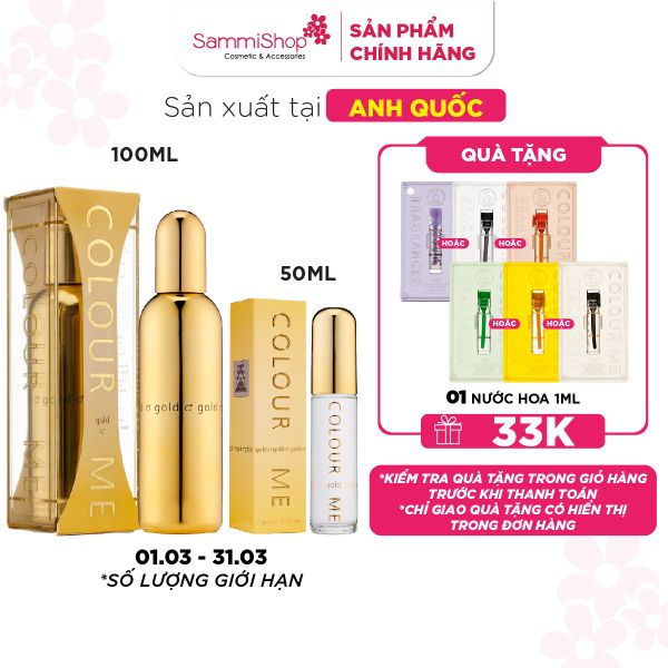 Colour Me Nước hoa Gold Eau De Parfum