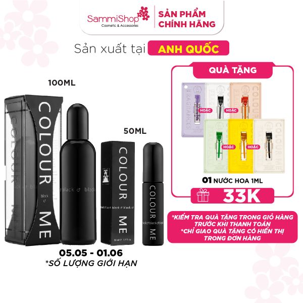 Colour Me Nước hoa Black Eau De Parfum
