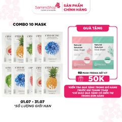 COMBO 01.07 - 31.07 Combo 10 mask Nature Republic Mặt nạ giấy Cryo Icing bất kỳ giá 39k