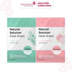 [HÀNG TẶNG KHÔNG BÁN] QT Freska Mặt nạ giấy Natural Solution Mask Sheet 25ml
