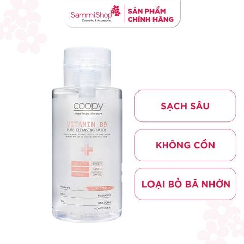 Coopy Nước tẩy trang Vitamin B9 Pure Cleansing Water 400ml
