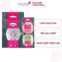 COTONEVE Combo Miếng Silicon rửa mặt và massage COTONEVE - CT011 + mút rửa mặt