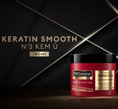 Tresemme Kem ủ tóc Keratin Smooth Keratinbond+ No 3 Treatment Mask 180ml