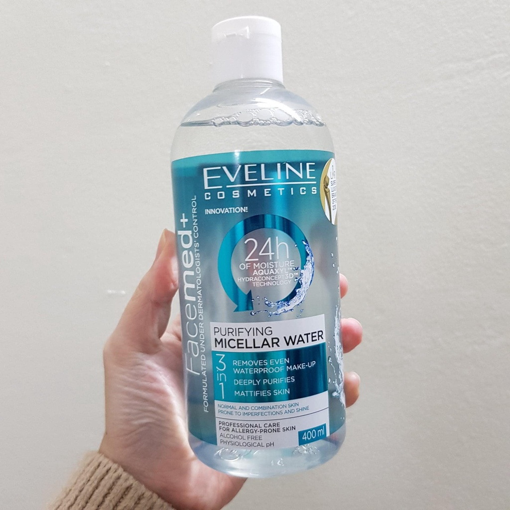 Eveline Nước tẩy trang Facemed+ Purifying Micellar Water 400ml