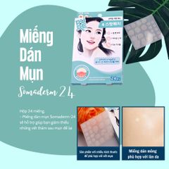 Somaderm Miếng dán mụn Spot Ø7mm (10 miếng) Ø10mm (5 miếng) Ø12mm (9 miếng)