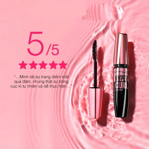 Maybelline The Hyper Curl Volum Express Waterproof - Very Black 9.2ml