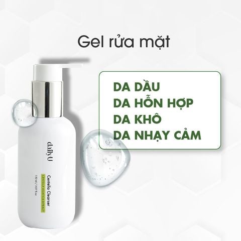 DailyU Gel rửa mặt Centella Cleanser