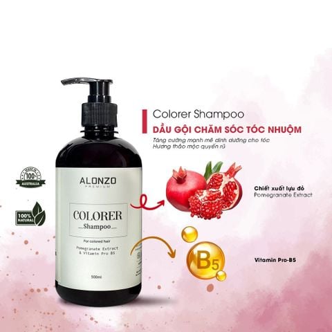 Dầu gội Alonzo Premium Colorer Shampoo 500ml