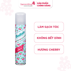 Dầu gội khô Batiste Dry Shampoo Fruity&Cheeky Cherry 200ml