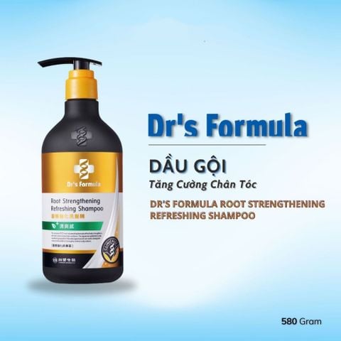 Dr's Formula Dầu Gội Tăng Cường Chân Tóc Root Strengthening Refreshing Shampoo 580g